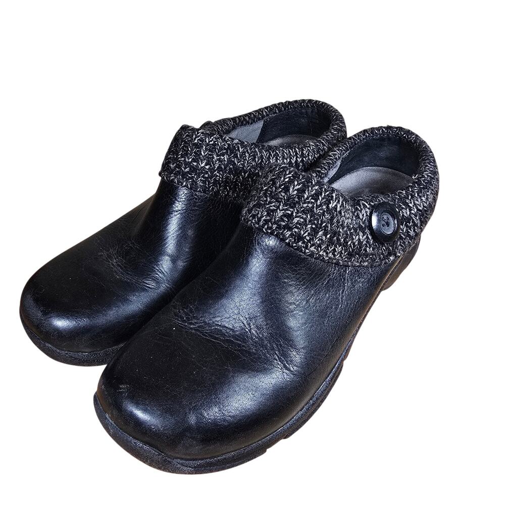 Dansko Black Kenzie Leather Comfort Clog Shoes Womens 9.5-10 EU 41
Excellent